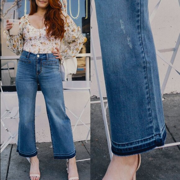 Seven7 High Rise Wide Leg Jean - Picture 2 of 14